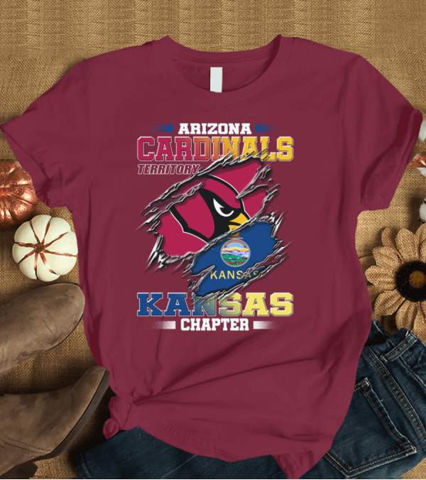 T-Shirt: Arizona Cardinals Territory Kansas Chapter T-Shirt Arizona Cardinals Territory Kansas Chapter T-Shirt