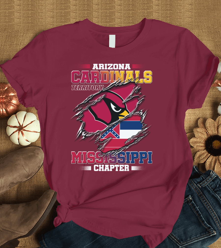 Arizona Cardinals Territory Mississippi Chapter T-Shirt