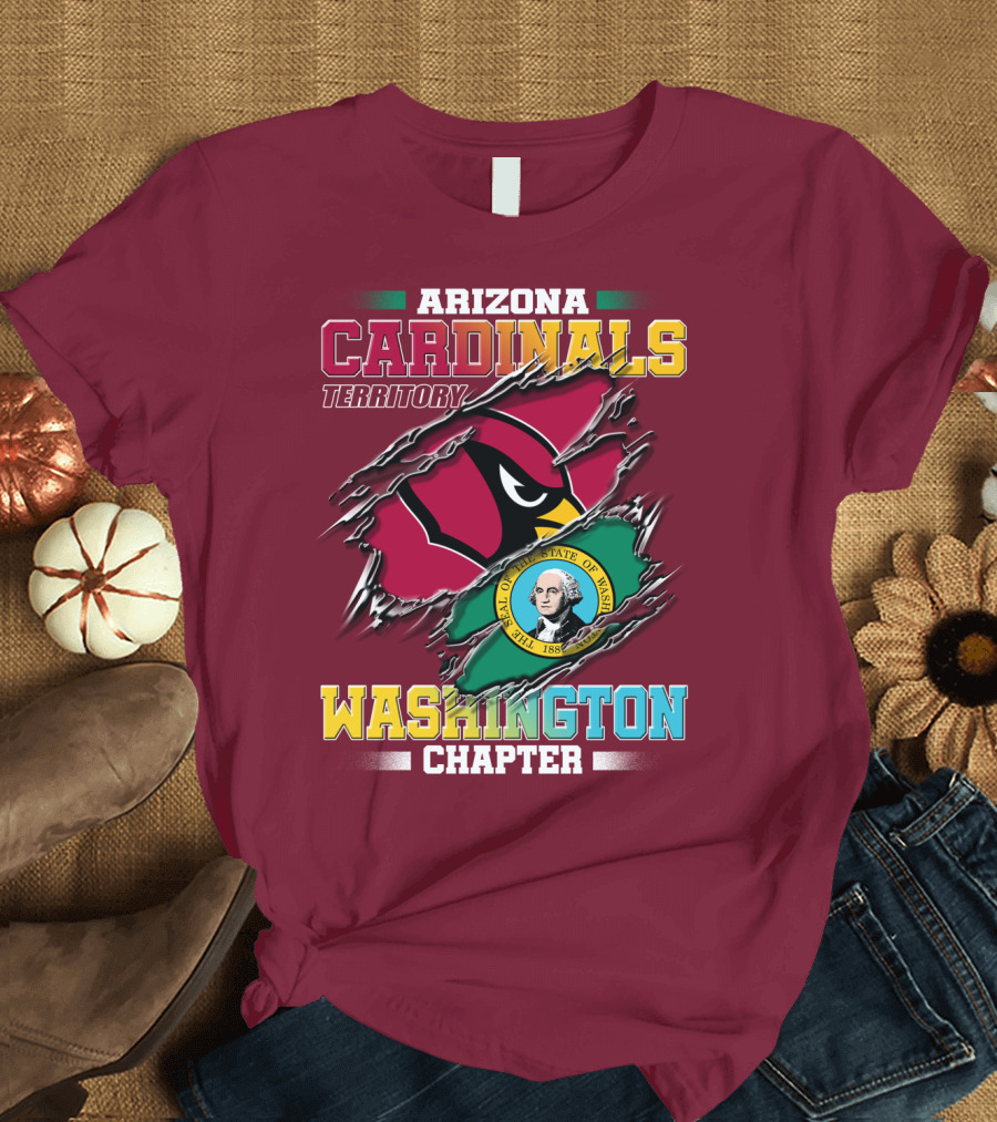 Arizona Cardinals Territory Washington Chapter T-Shirt