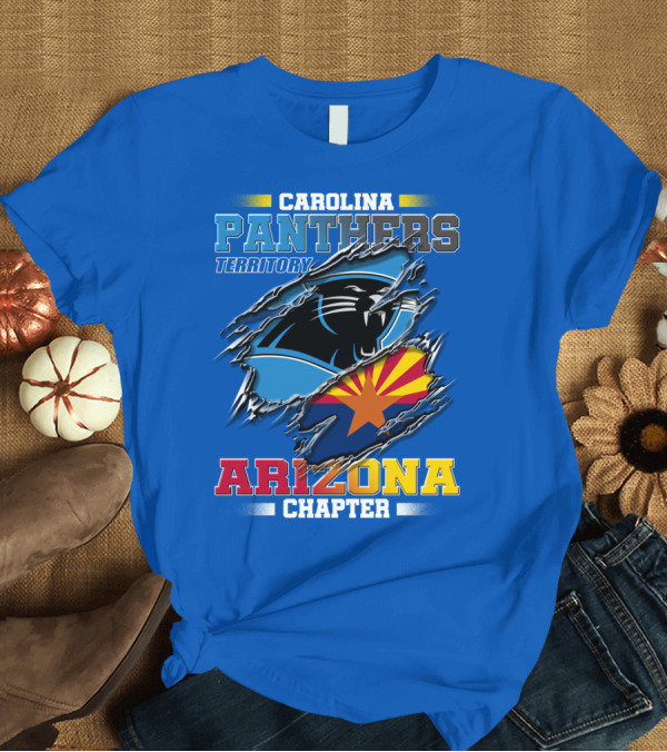 T-Shirt: CAROLINA PANTHERS TERRITORY ARIZONA CHAPTER T-Shirt CAROLINA PANTHERS TERRITORY ARIZONA CHAPTER T-Shirt