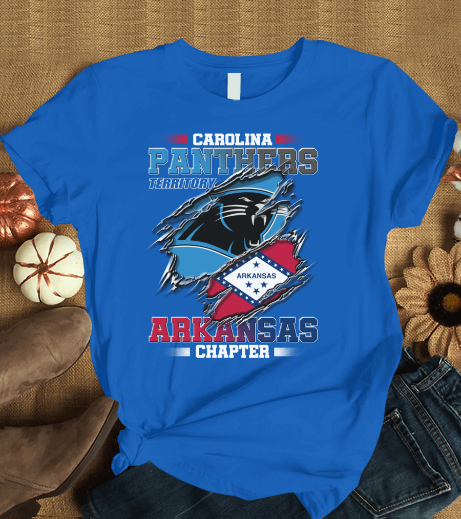Carolina Panthers Territory Arkansas Chapter T-Shirt