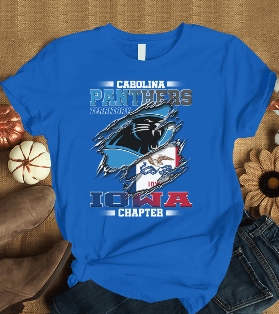 Carolina Panthers Territory Iowa Chapter T-Shirt