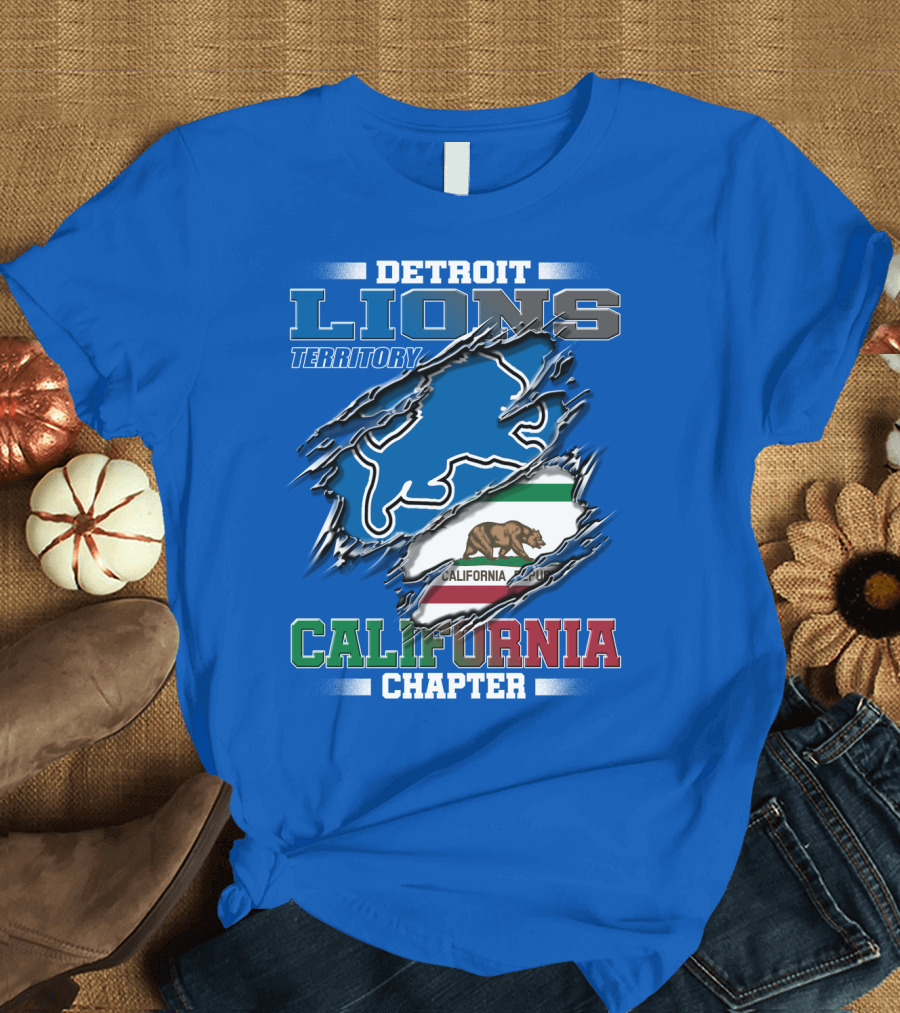 DETROIT LIONS TERRITORY CALIFORNIA CHAPTER T-Shirt