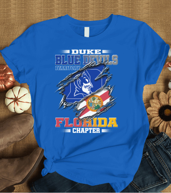 T-Shirt: DUKE BLUE DEVILS TERRITORY FLORIDA CHAPTER T-Shirt DUKE BLUE DEVILS TERRITORY FLORIDA CHAPTER T-Shirt