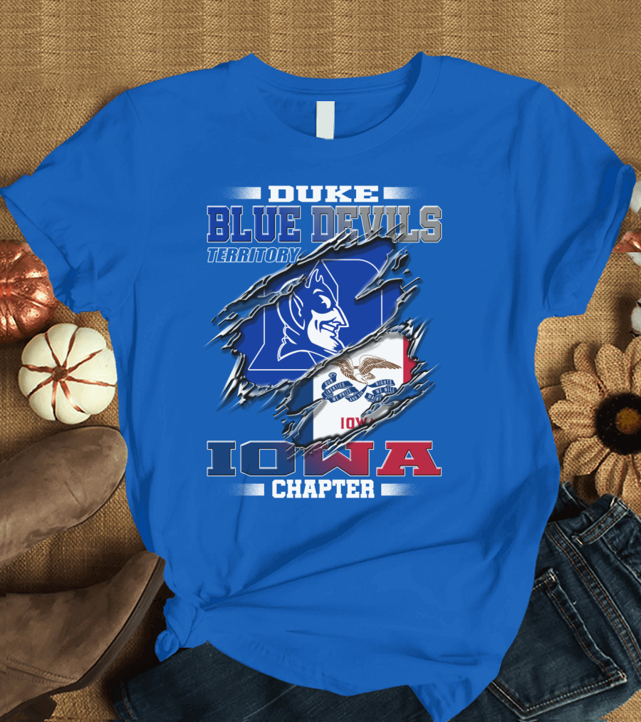 DUKE Blue Devils Territory Iowa Chapter T-Shirt