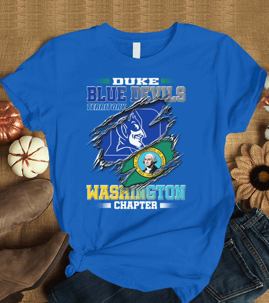 Duke Blue Devils Territory Washington Chapter T-Shirt