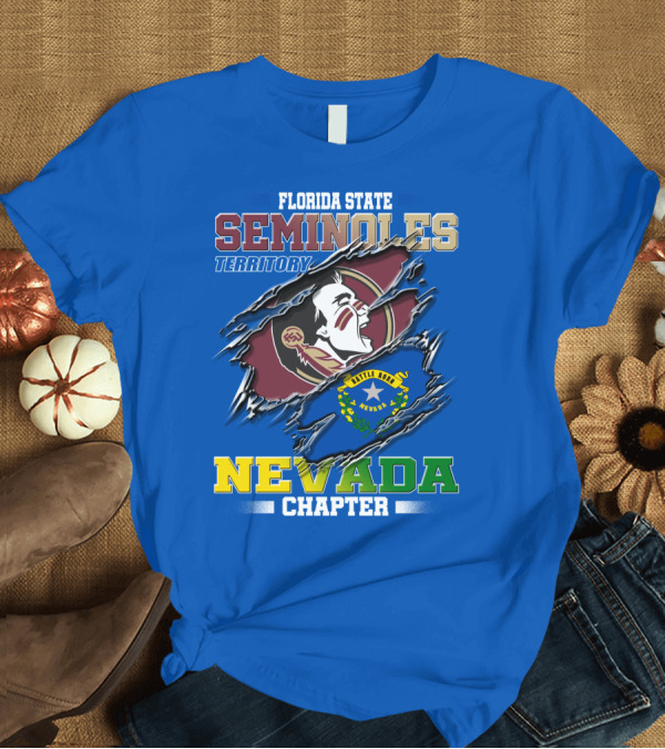 T-Shirt: Florida State Seminoles Territory Nevada Chapter Little Honor State T-Shirt Florida State Seminoles Territory Nevada Chapter Little Honor State T-Shirt