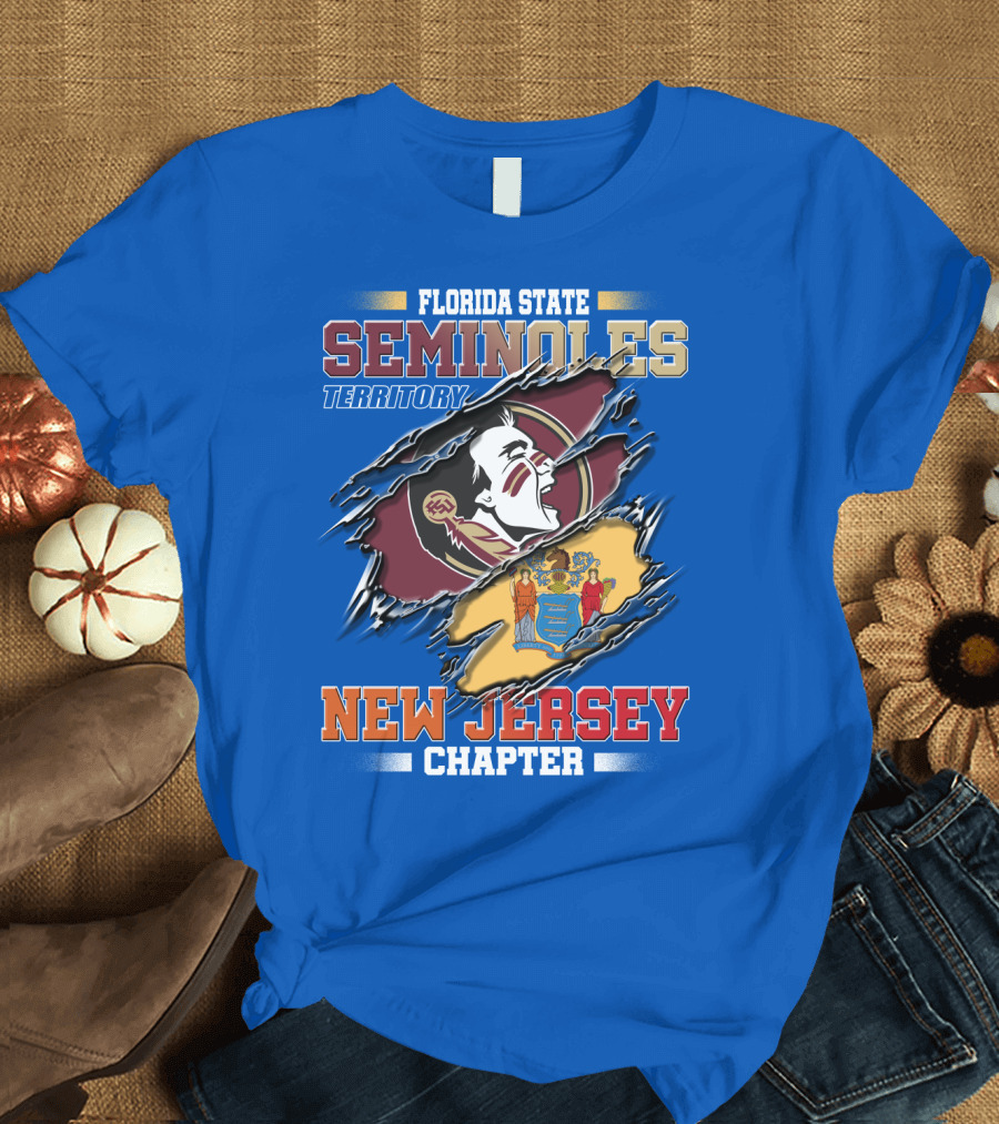 Florida State Seminoles Territory New Jersey Chapter T-Shirt