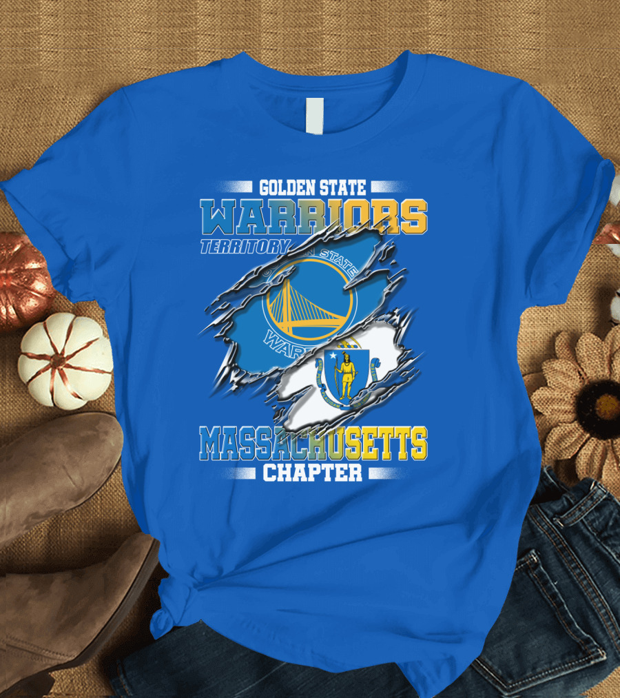 Golden State Warriors Territory Massachusetts Chapter T-Shirt
