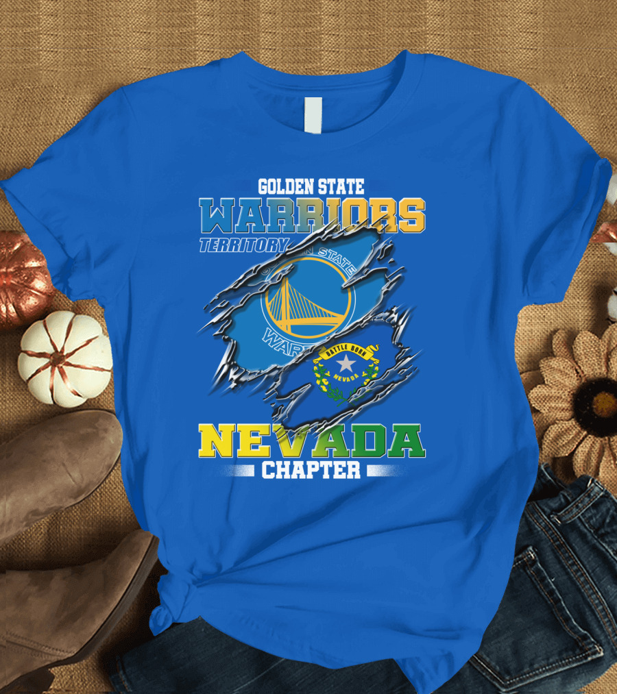 Golden State Warriors Territory Nevada Chapter Battle Born T-Shirt