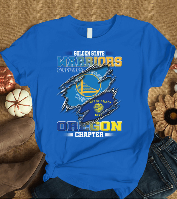T-Shirt: Golden State Warriors Territory State of Oregon Chapter 1859 T-Shirt Golden State Warriors Territory State of Oregon Chapter 1859 T-Shirt