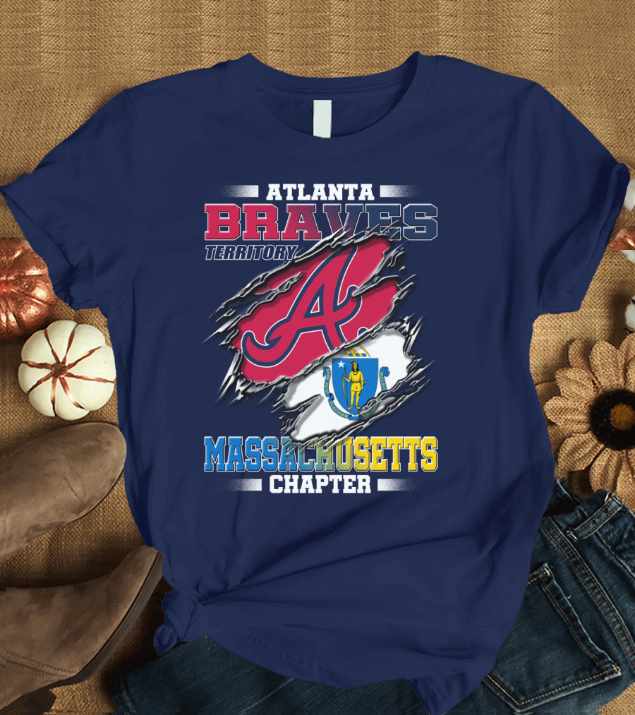 Atlanta Braves Territory Massachusetts Chapter T-Shirt