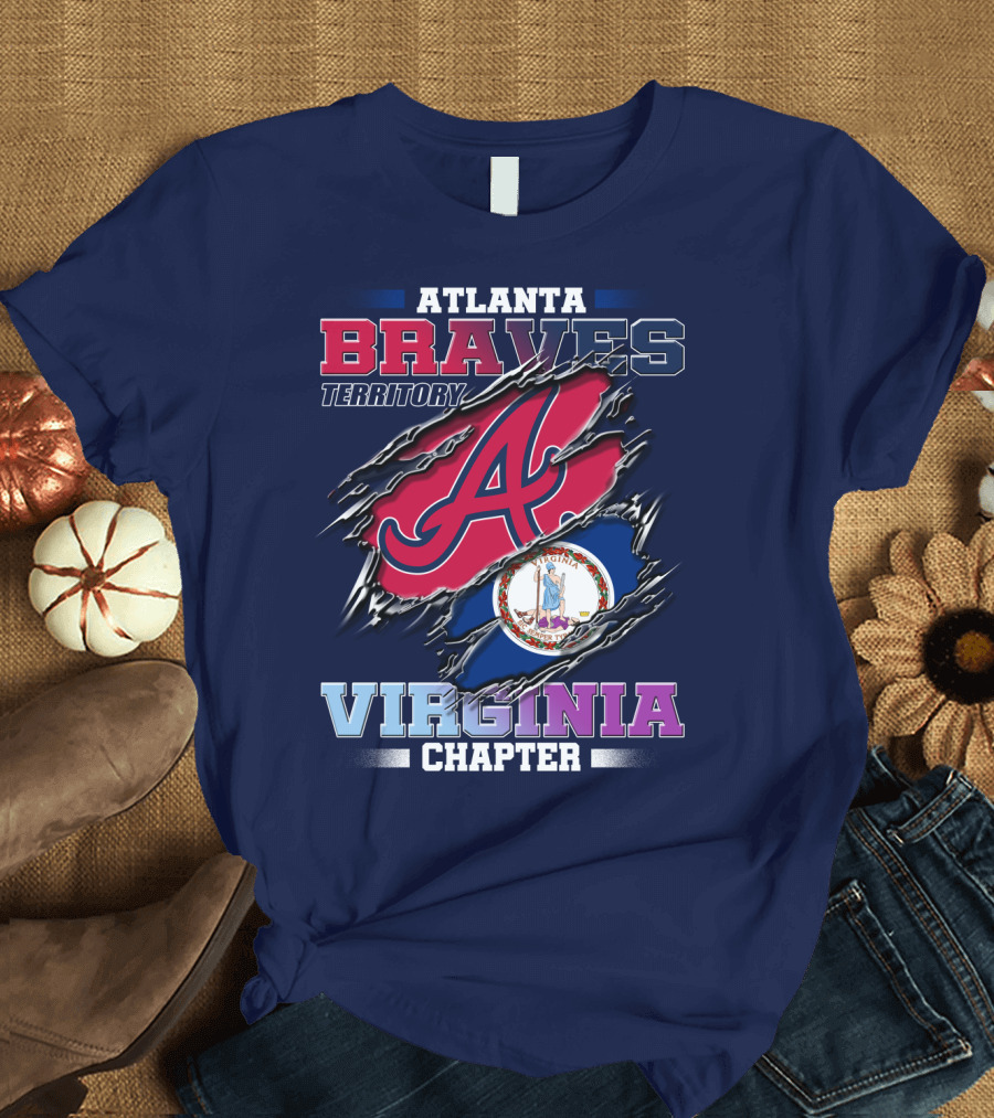 Atlanta Braves Territory Virginia Chapter T-Shirt