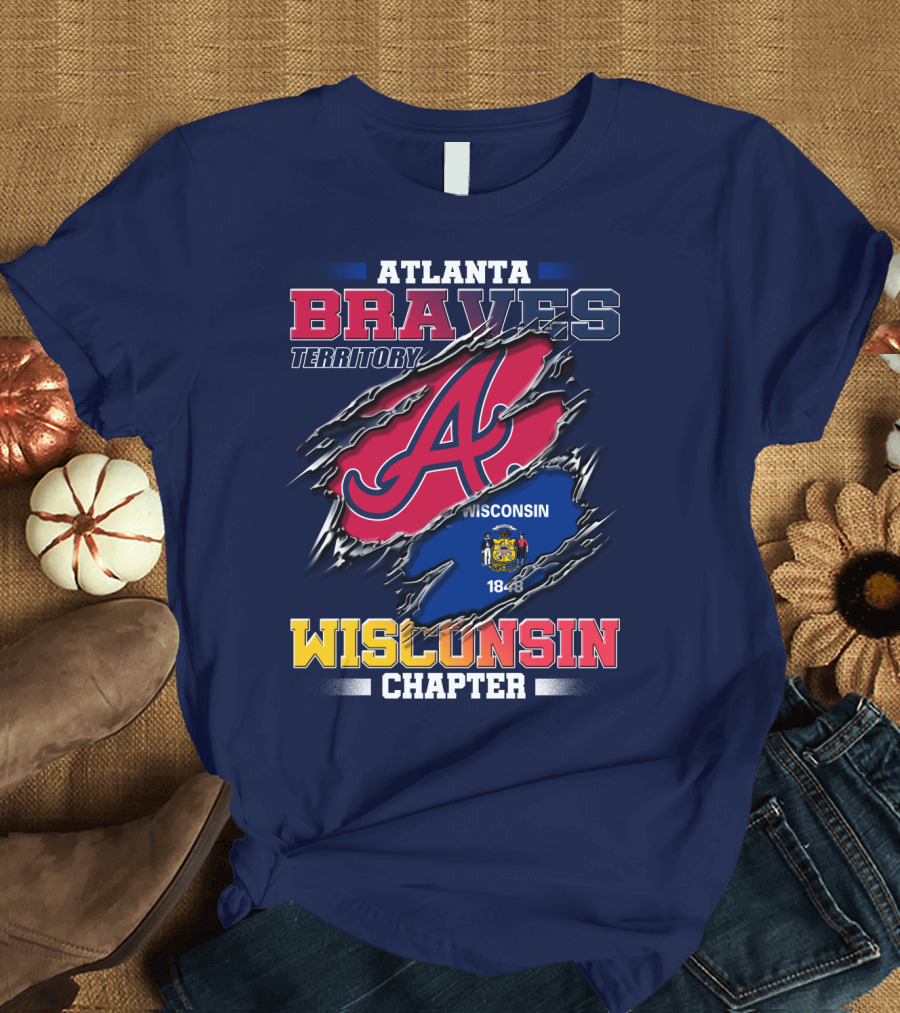 Atlanta Braves Territory Wisconsin Chapter 1848 T-Shirt