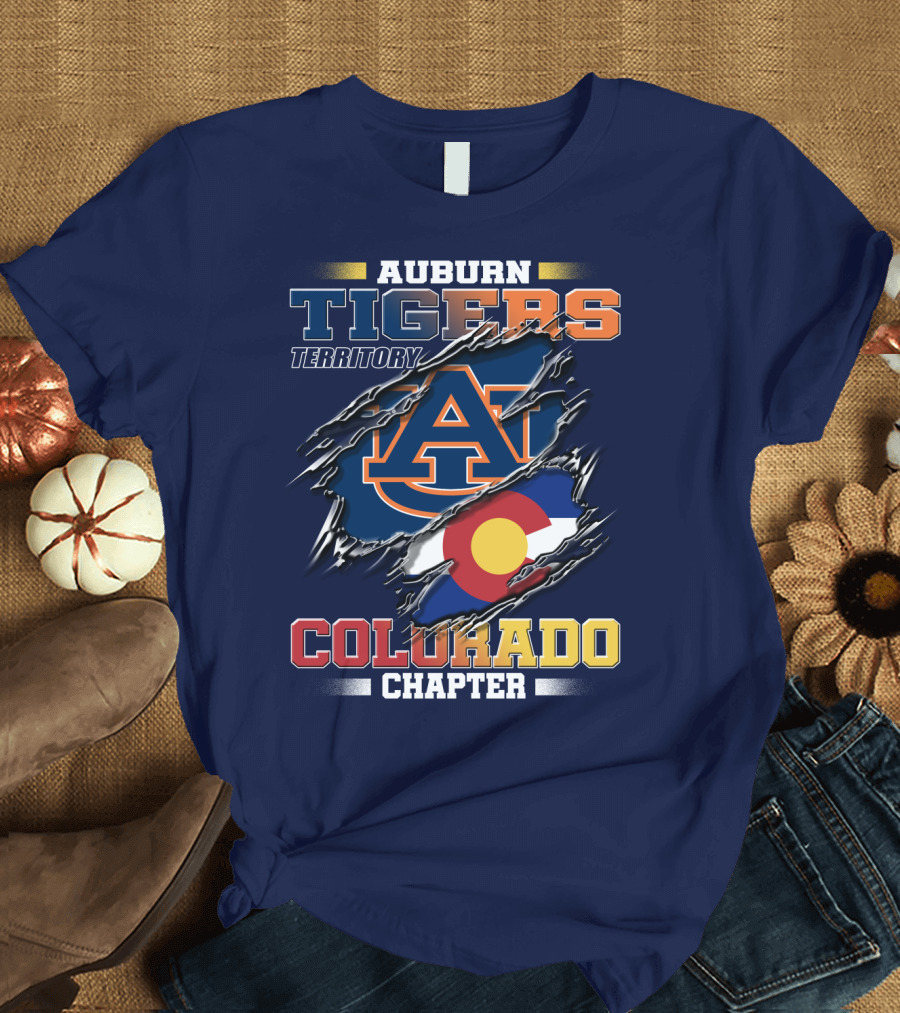 Auburn Tigers Territory Colorado Chapter T-Shirt