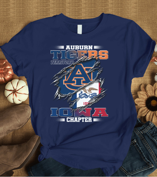 T-Shirt: Auburn Tigers Territory Iowa Chapter T-Shirt Auburn Tigers Territory Iowa Chapter T-Shirt