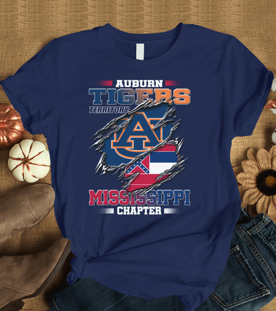 Auburn Tigers Territory Mississippi Chapter T-Shirt