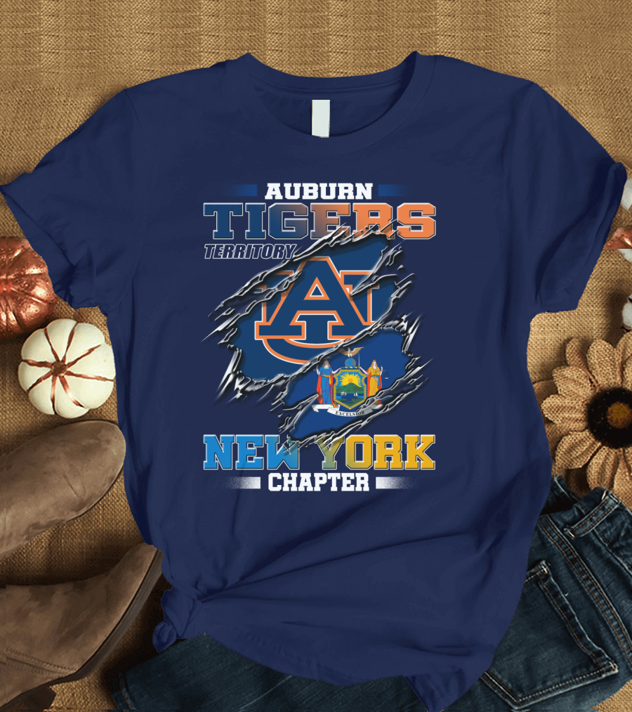 Auburn Tigers Territory New York Chapter T-Shirt