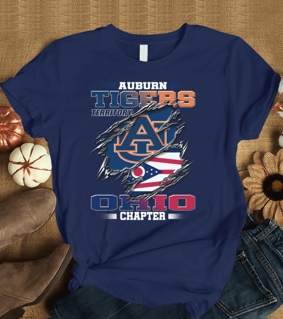 Auburn Tigers Territory Ohio Chapter T-Shirt