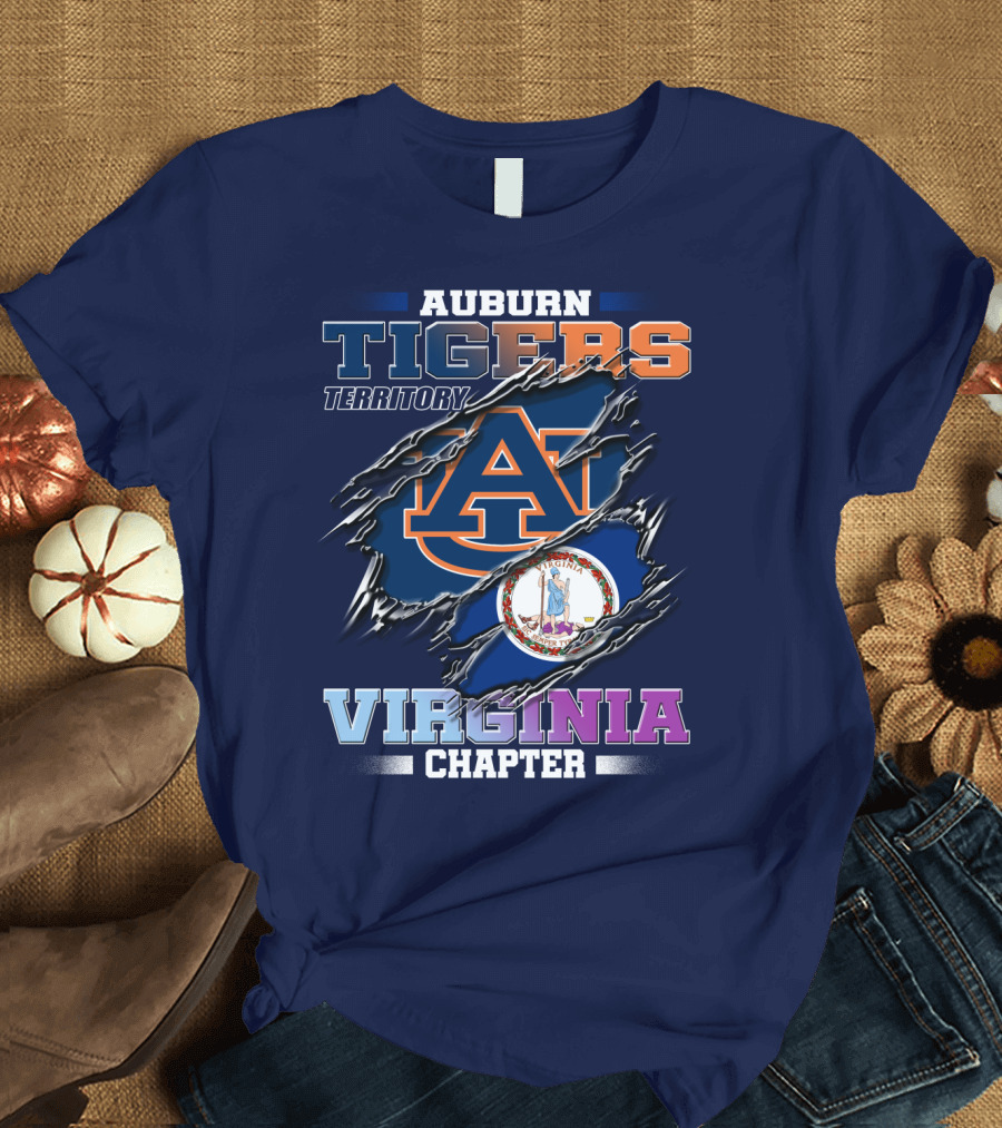 Auburn Tigers Territory Virginia Chapter T-Shirt
