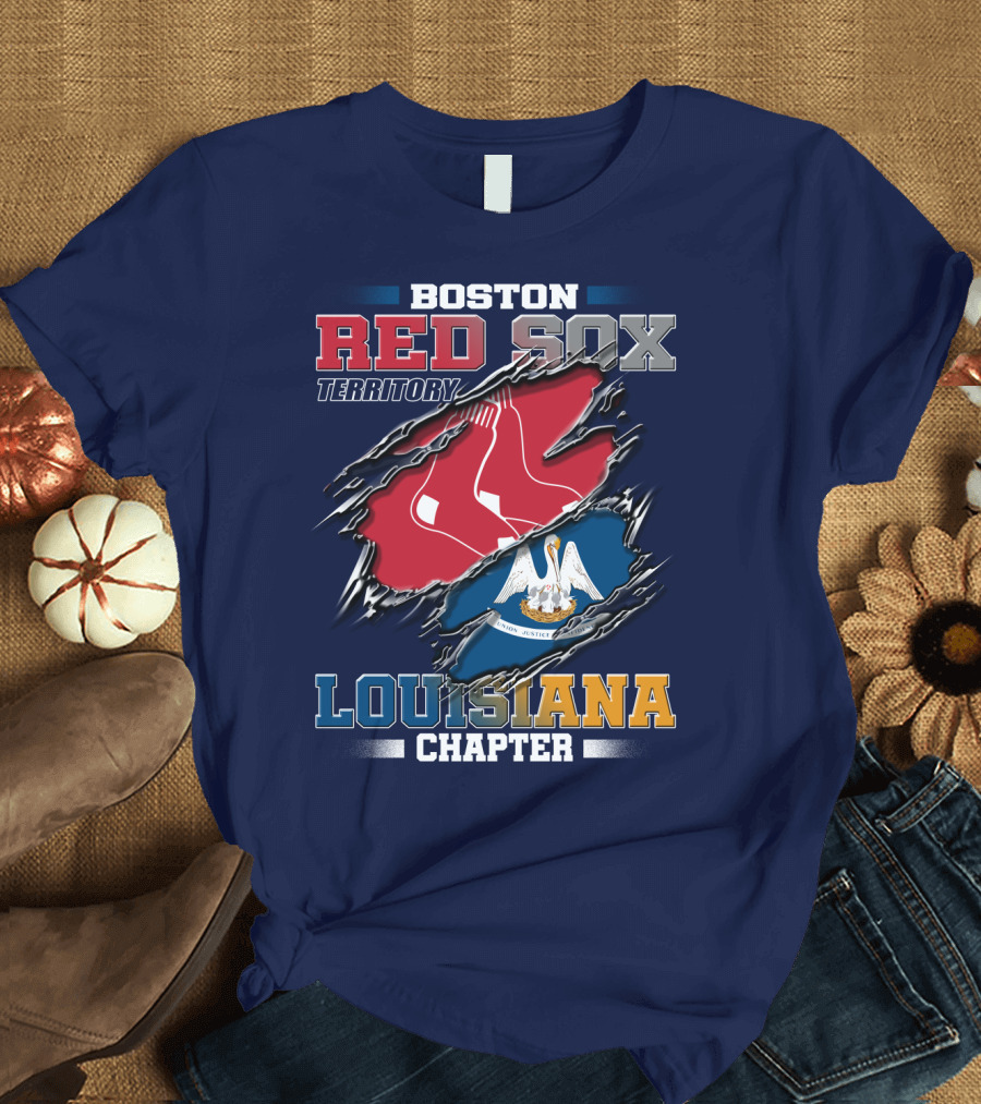 Boston Red Sox Territory Louisiana Chapter T-Shirt