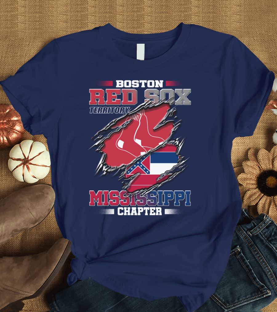 Boston Red Sox Territory Mississippi Chapter T-Shirt