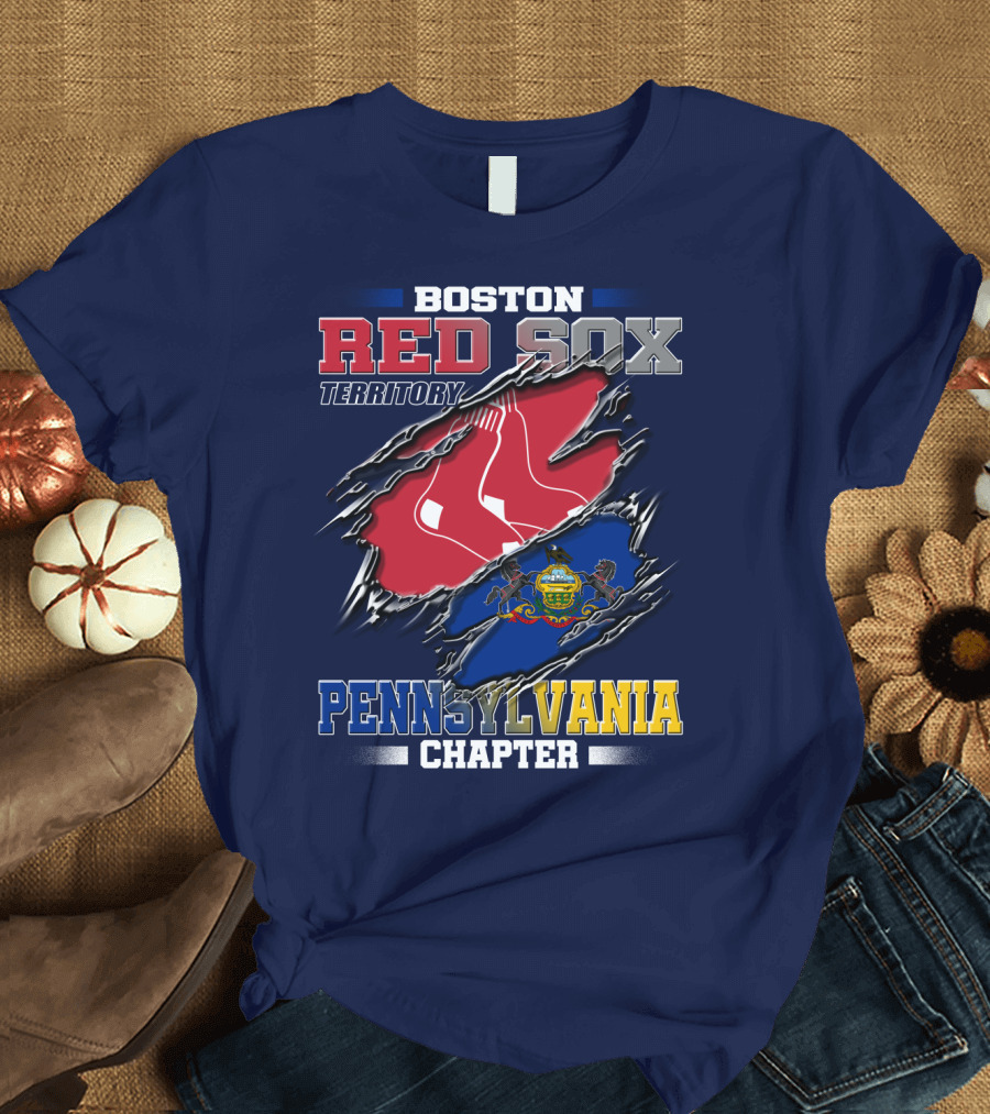 Boston Red Sox Territory Pennsylvania Chapter T-Shirt