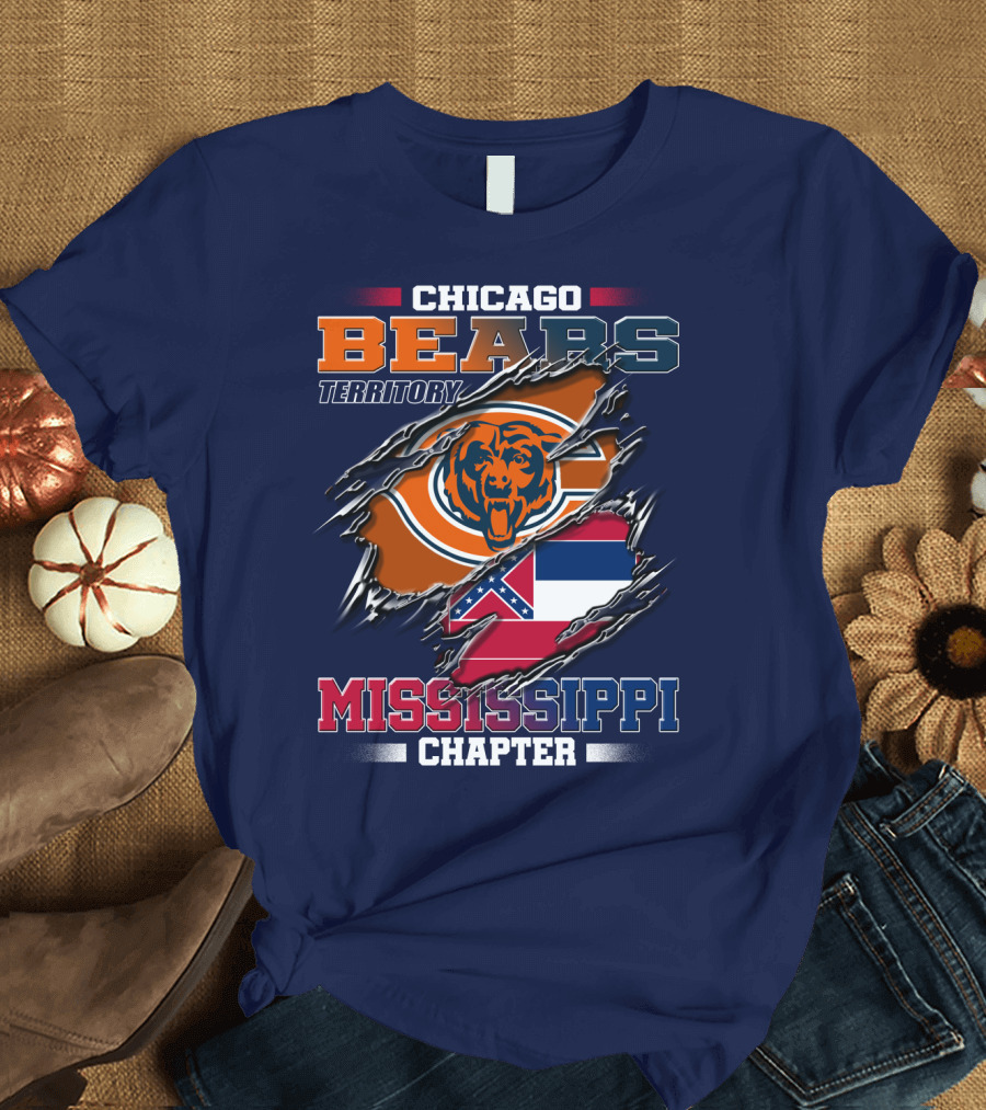Chicago Bears Territory Mississippi Chapter T-Shirt