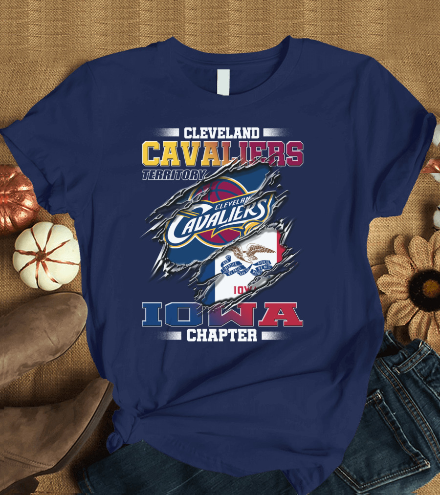 Cleveland Cavaliers Territory Iowa Chapter T-Shirt