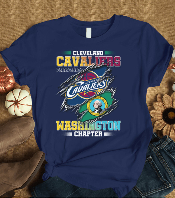 T-Shirt: Cleveland Cavaliers Territory Washington Chapter T-Shirt Cleveland Cavaliers Territory Washington Chapter T-Shirt