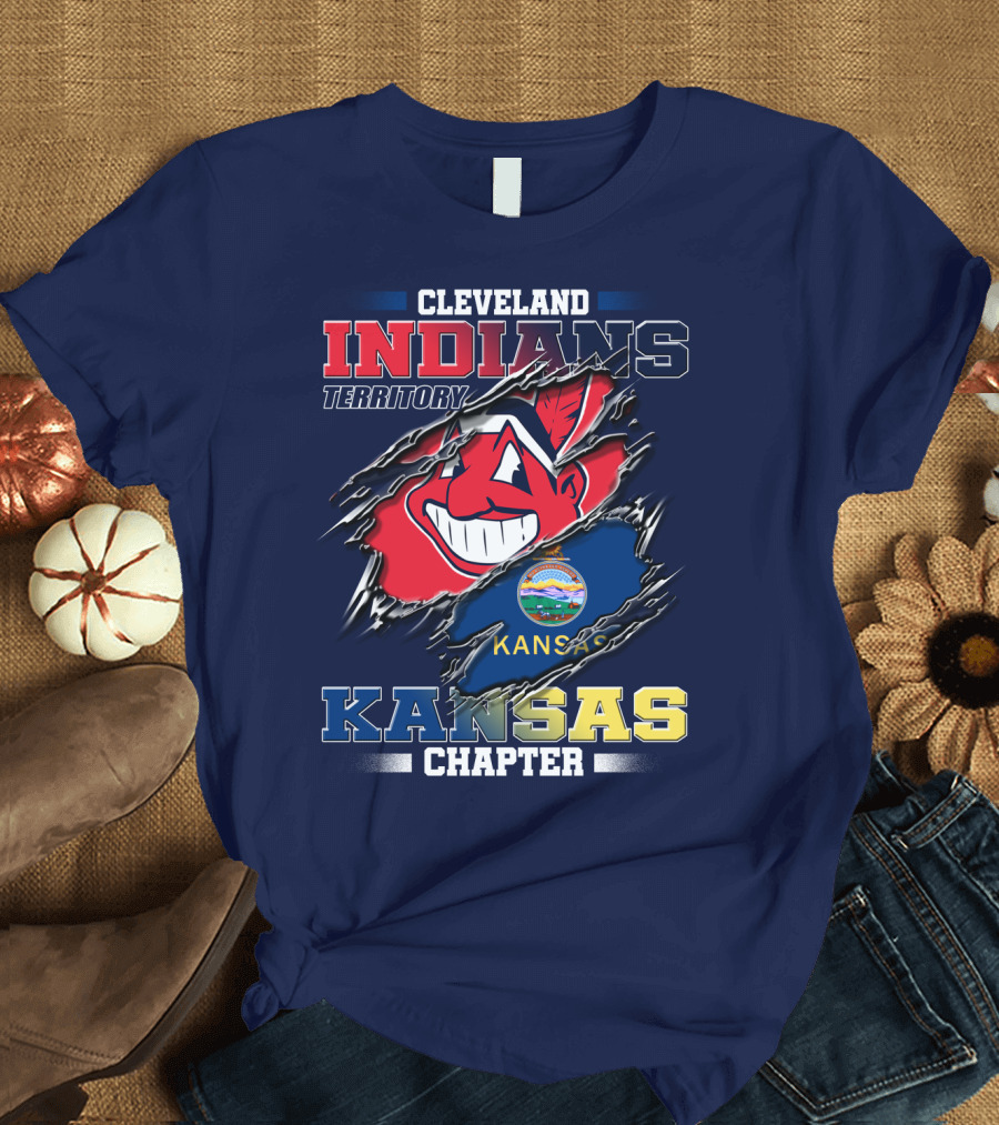 Cleveland Indians Territory Kansas Chapter T-Shirt