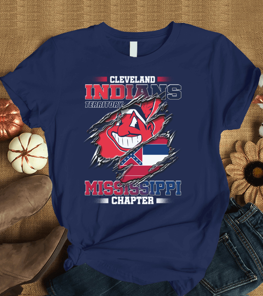 Cleveland Indians Territory Mississippi Chapter T-Shirt