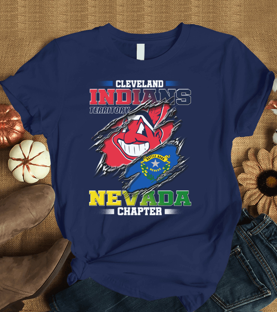 Cleveland Indians Territory Nevada Chapter Little Born T-Shirt