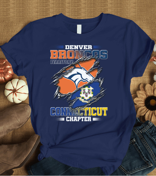 T-Shirt: Denver Broncos Territory Connecticut Chapter T-Shirt Denver Broncos Territory Connecticut Chapter T-Shirt