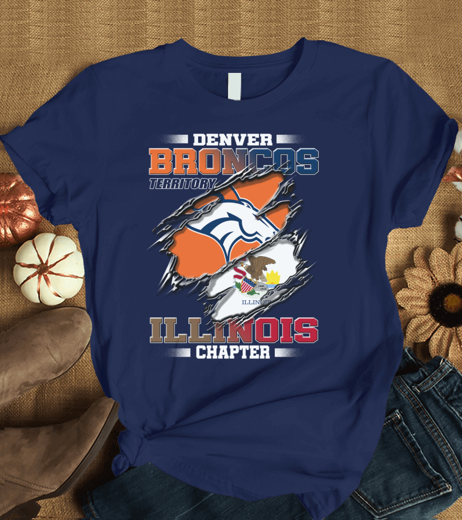 Denver Broncos Territory Illinois Chapter T-Shirt