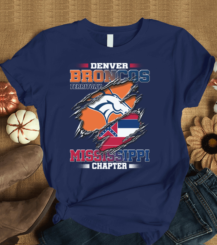 Denver Broncos Territory Mississippi Chapter T-Shirt