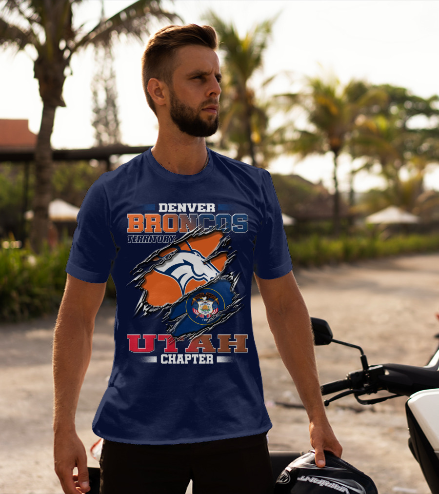 Denver Broncos Territory Utah Chapter T-Shirt