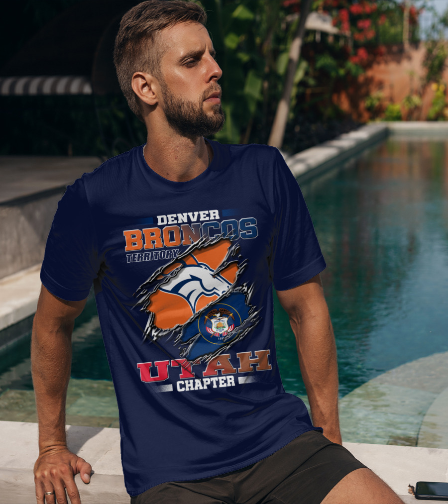 Denver Broncos Territory Utah Chapter T-Shirt
