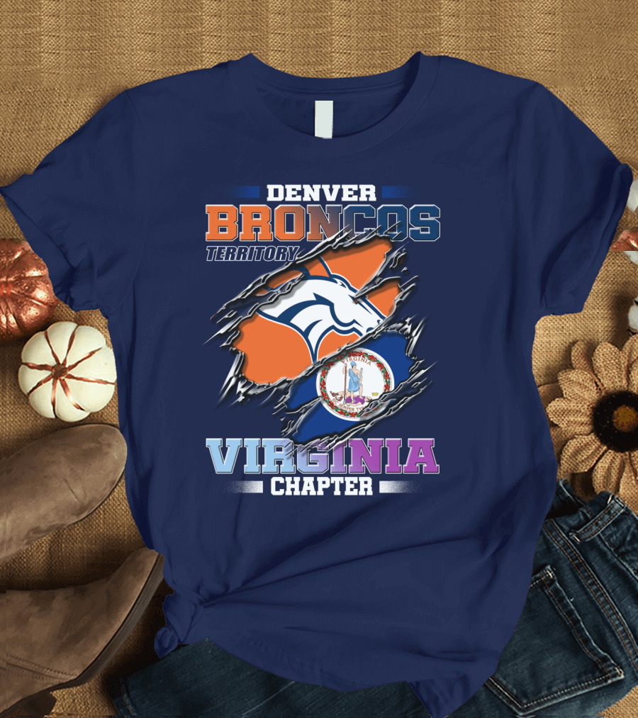Denver Broncos Territory Virginia Chapter T-Shirt