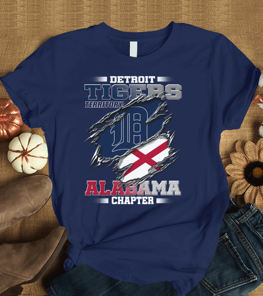 Detroit Tigers Territory Alabama Chapter T-Shirt