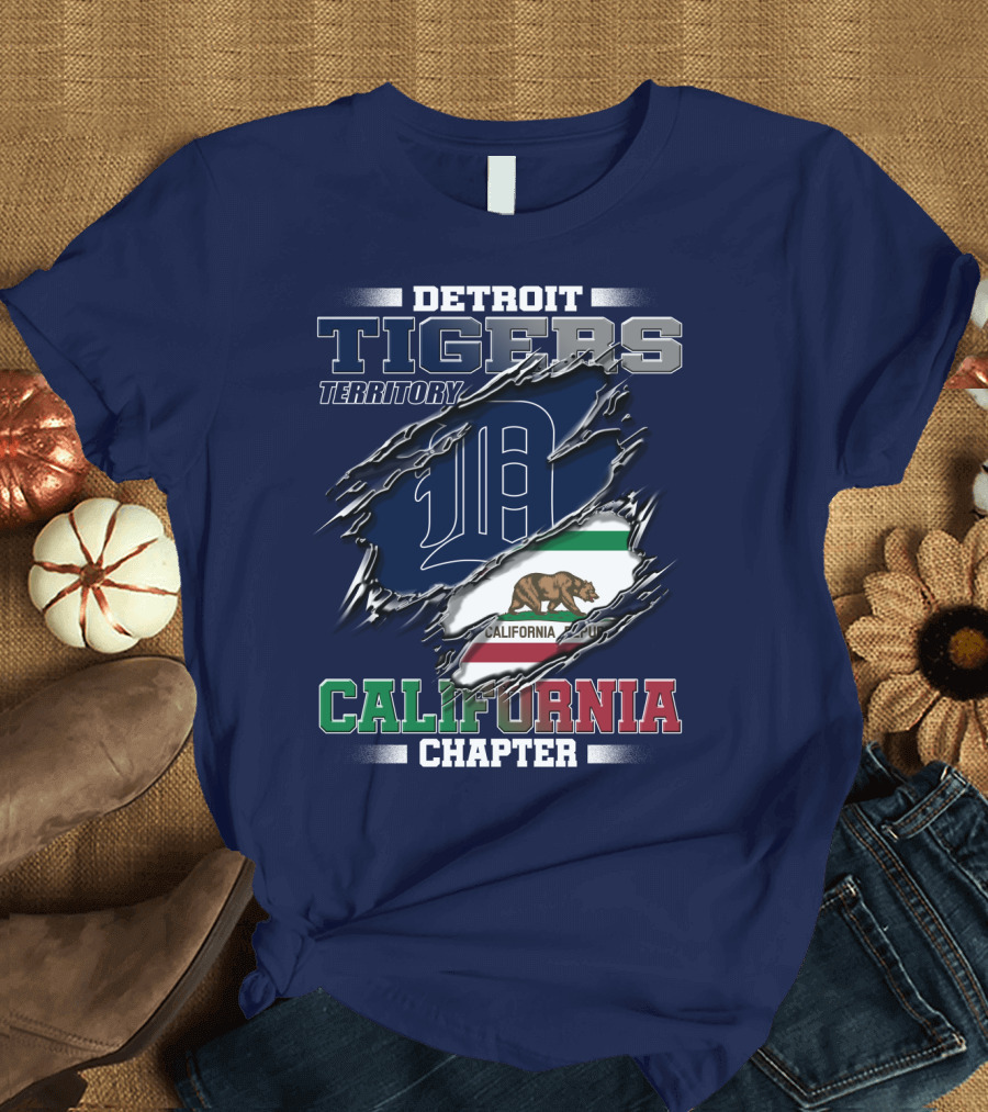 Detroit Tigers Territory California Chapter T-Shirt