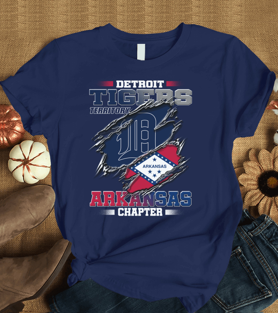 Detroit Tigers Territory Arkansas Chapter T-Shirt