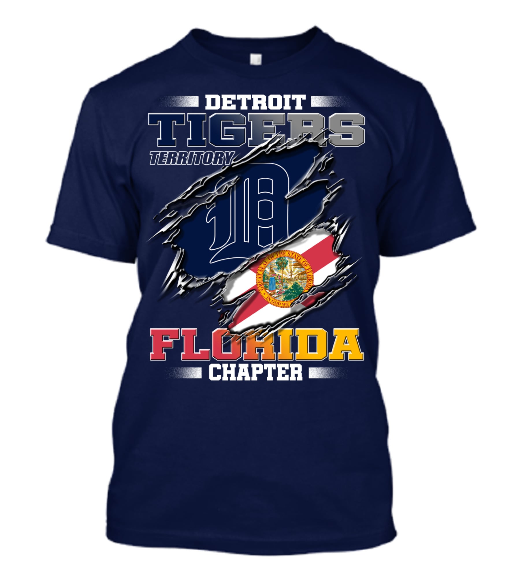 Detroit Tigers Territory Florida Chapter T-Shirt