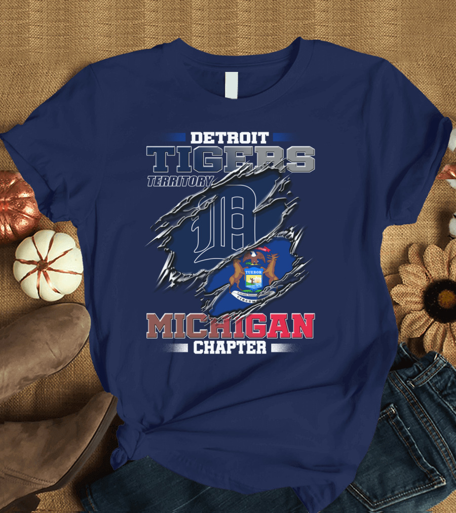 Detroit Tigers Territory Michigan Chapter T-Shirt