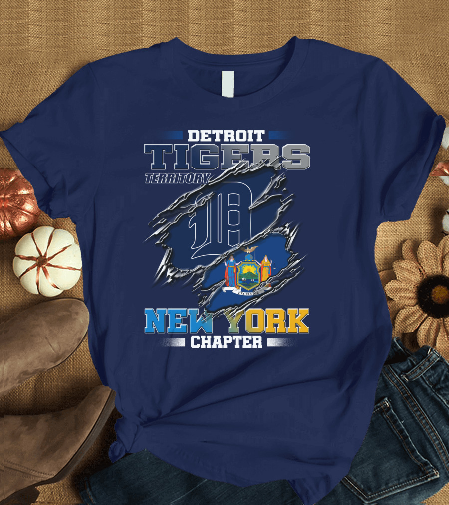 Detroit Tigers Territory New York Chapter T-Shirt