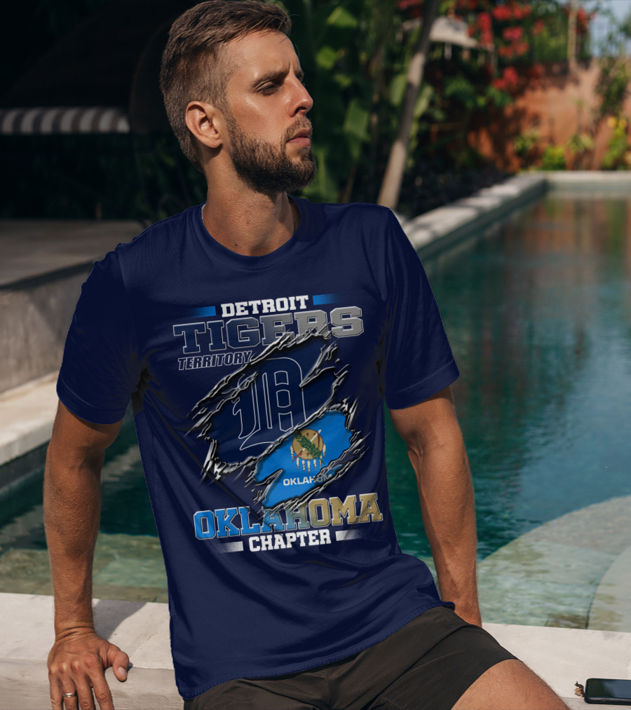 Detroit Tigers Territory Oklahoma Chapter T-Shirt