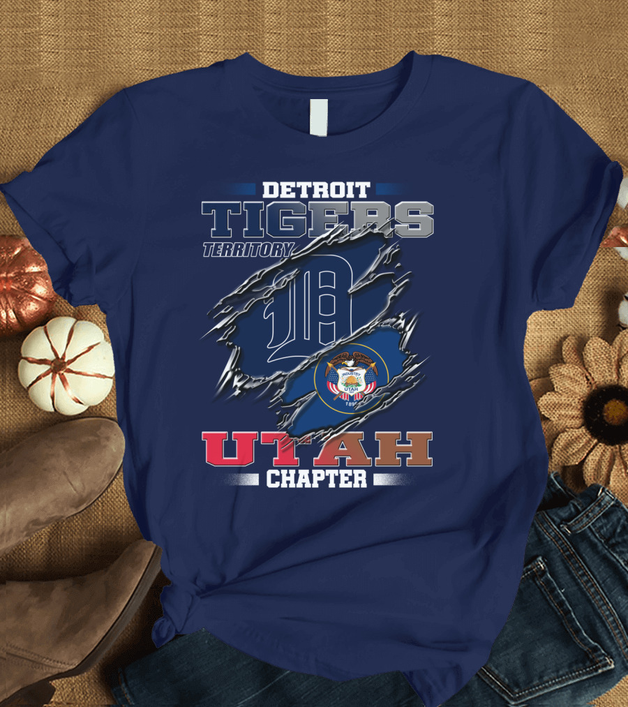 Detroit Tigers Territory Utah Chapter T-Shirt