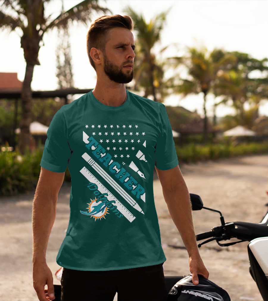 Teacher Miami Dolphins T-Shirt