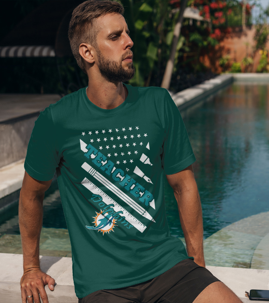 Teacher Miami Dolphins T-Shirt