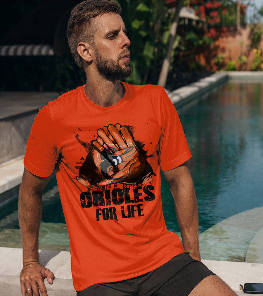 Oriioles For Life Baltimore Orioles T-Shirt